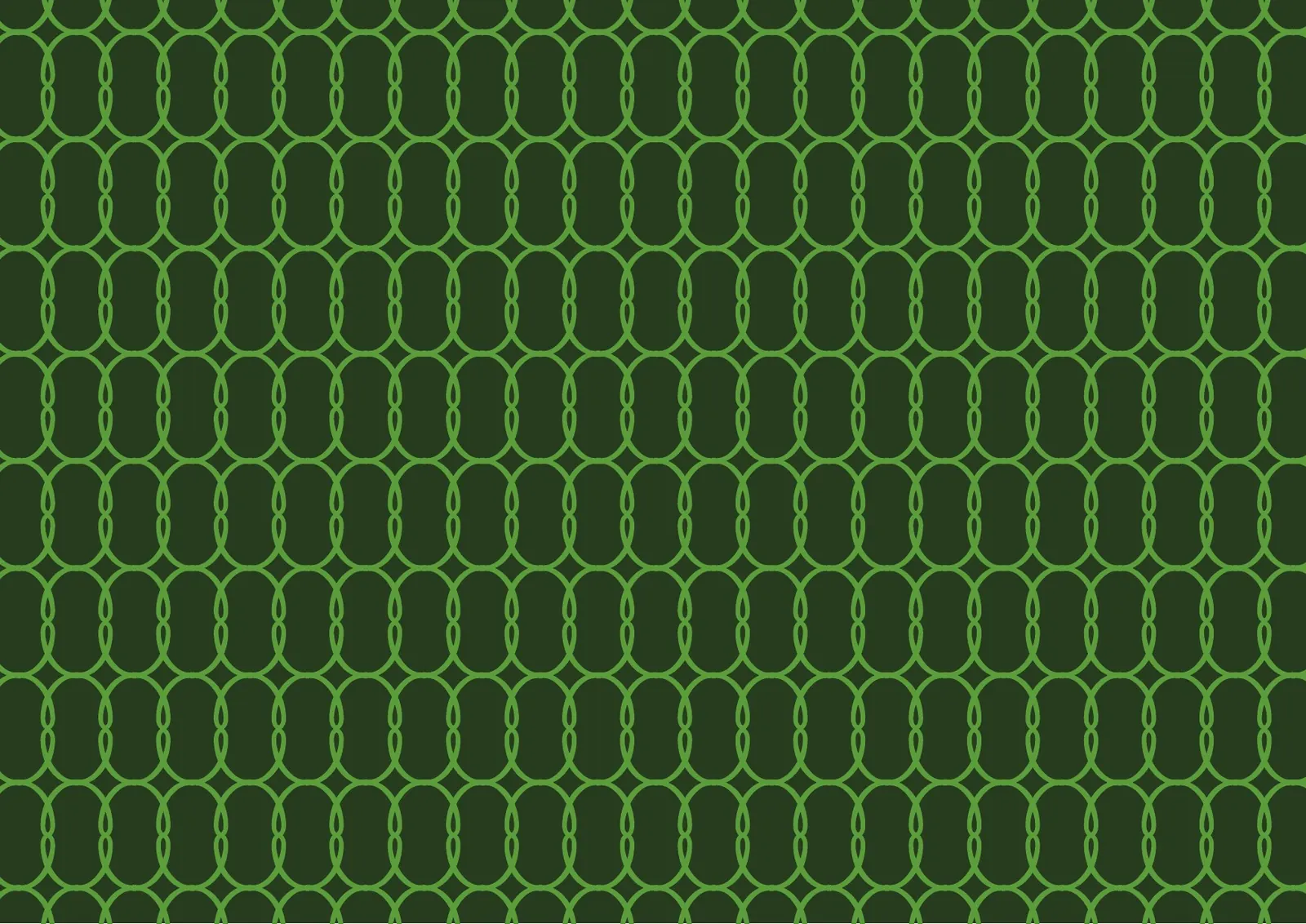 The Gemma’s Garden pattern, green on deep green.